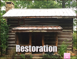 Historic Log Cabin Restoration  Hallie, Kentucky